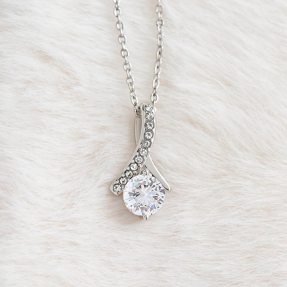 My Bridesmaid, My Partner In Crime Pendant Necklace ~ Elegant Wedding Thank You Keepsake