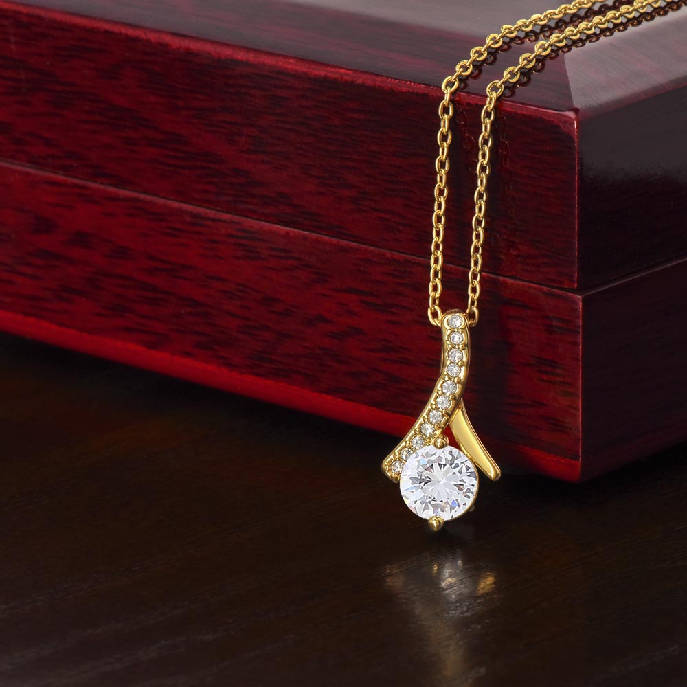 My Bridesmaid, My Partner In Crime Pendant Necklace ~ Elegant Wedding Thank You Keepsake