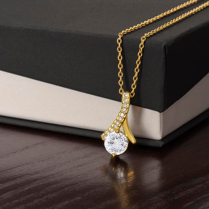 My Bridesmaid, My Partner In Crime Pendant Necklace ~ Elegant Wedding Thank You Keepsake
