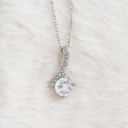 My Bridesmaid, My Partner In Crime Pendant Necklace ~ Elegant Wedding Thank You Keepsake