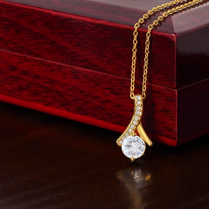 My Bridesmaid, My Partner In Crime Pendant Necklace ~ Elegant Wedding Thank You Keepsake