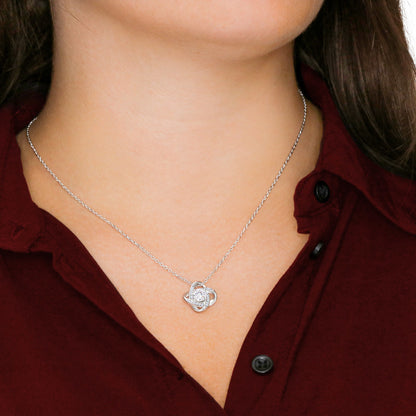 The Last Love She'll Ever Need Is Yours ~ Beautiful Love Know Necklace for Wife